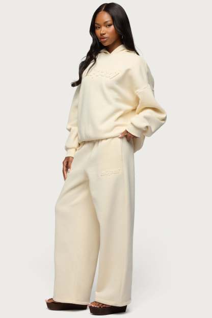 Totally Edikted Sweatpants - CREAM