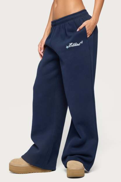 Club Edikted Sweatpants - NAVY