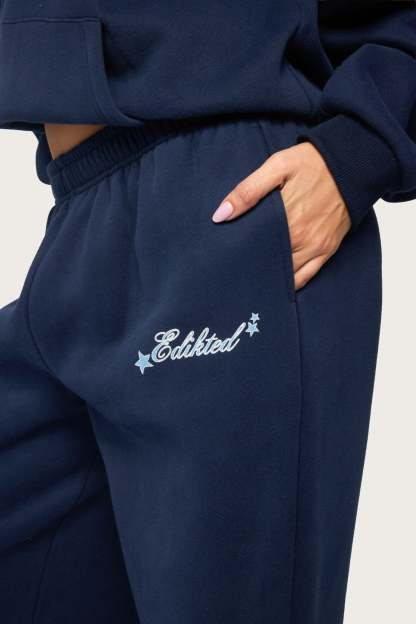 Club Edikted Sweatpants - NAVY