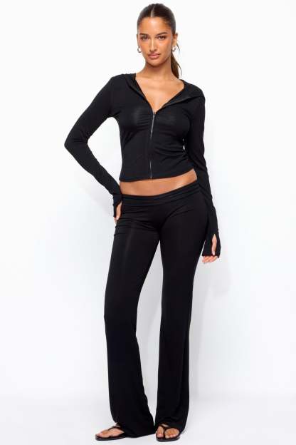 Callan Flared Pants - BLACK