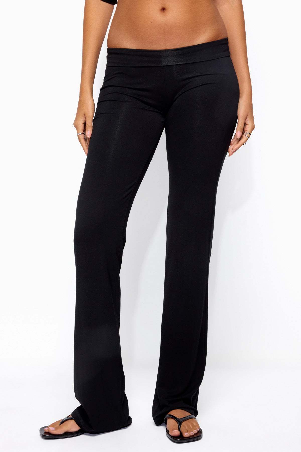Callan Flared Pants - BLACK