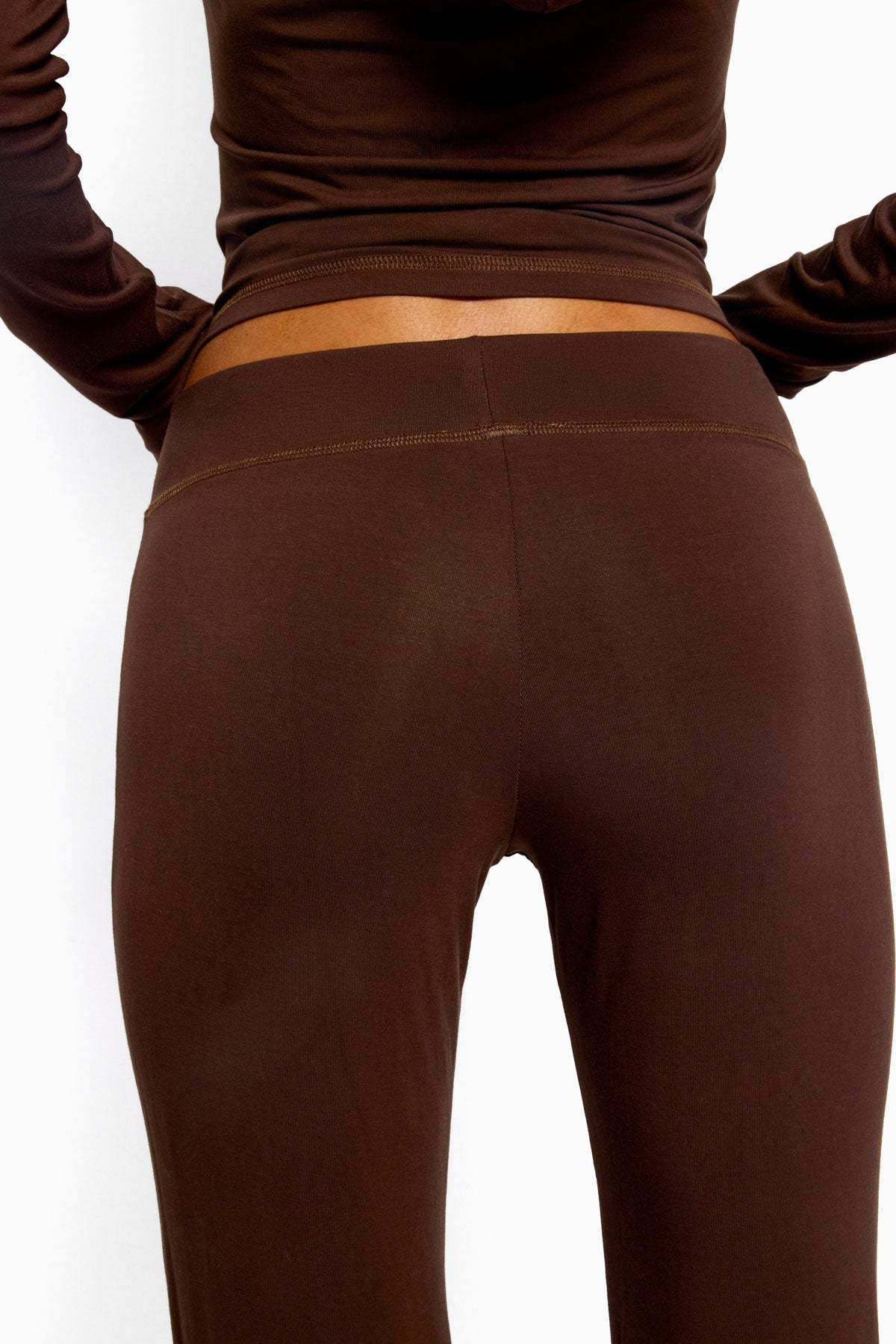 Callan Flared Pants - BROWN