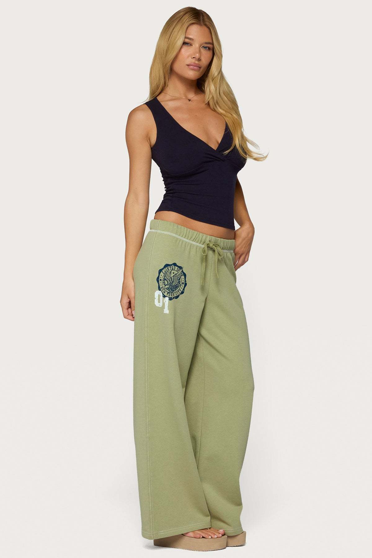 Edikted Spirit Sweatpants - OLIVE