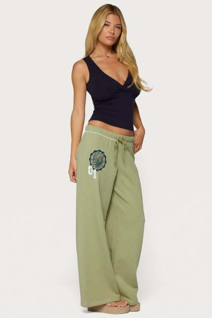 Edikted Spirit Sweatpants - OLIVE