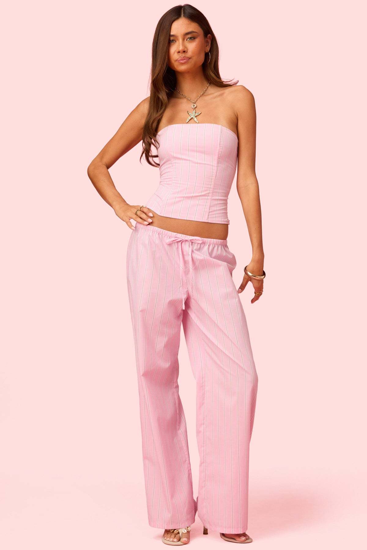 Barbie™ Icon Striped Pants - PINK