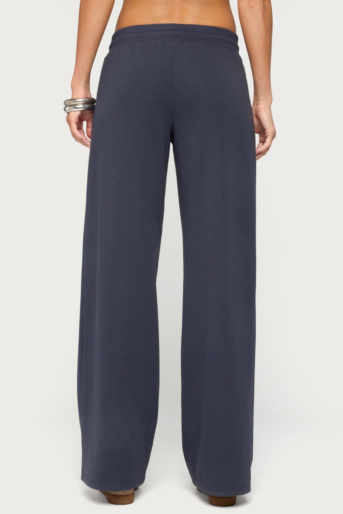 Paeva Low Rise Sweatpants - NAVY