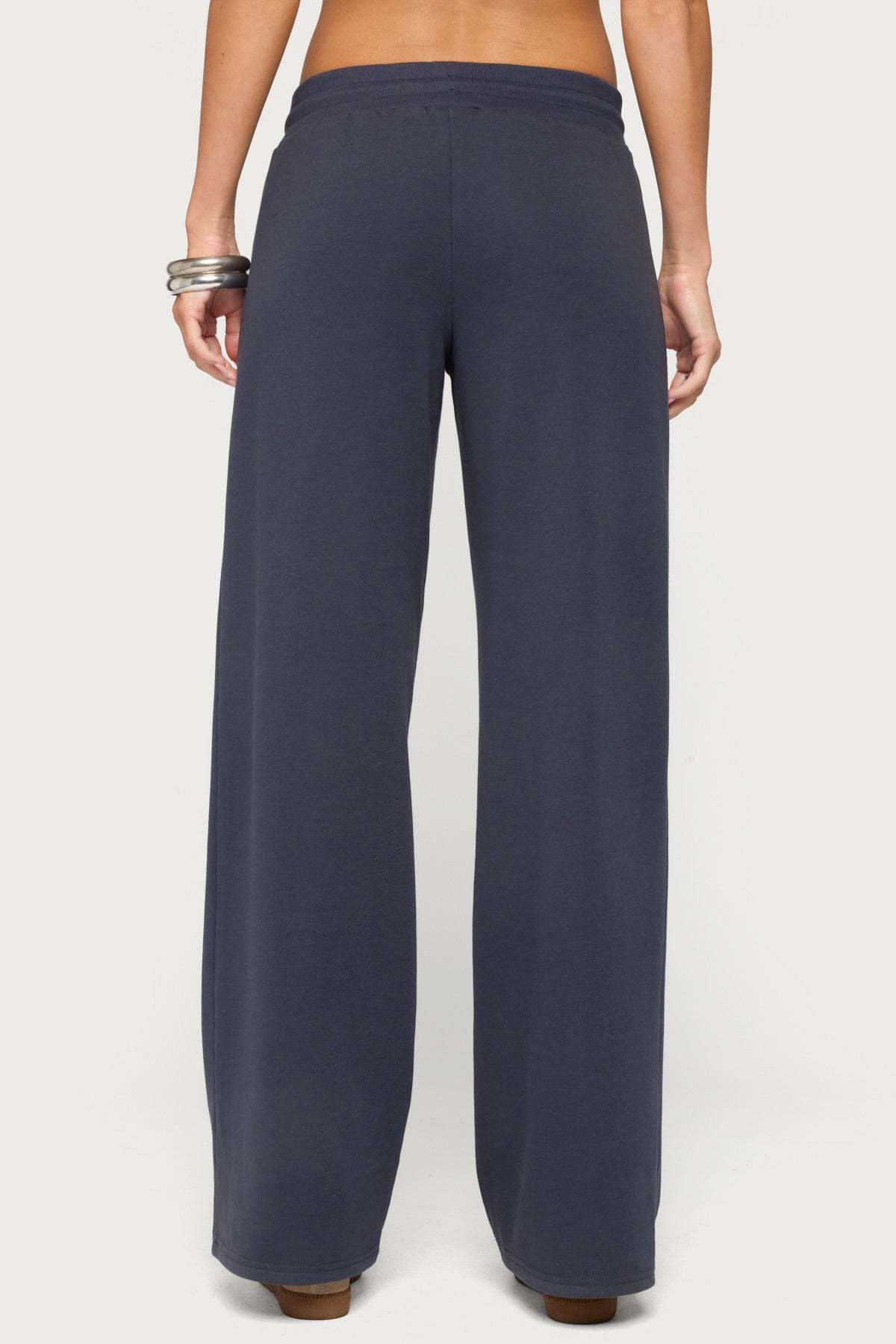 Paeva Low Rise Sweatpants - NAVY