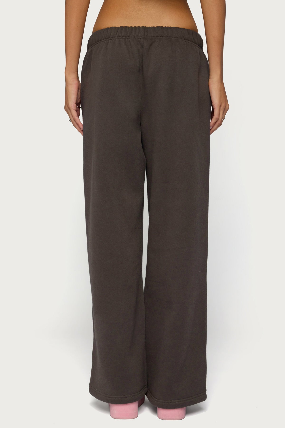 Always Edikted Sequin Sweatpants - DARK-GRAY
