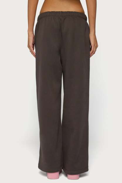 Always Edikted Sequin Sweatpants - DARK-GRAY