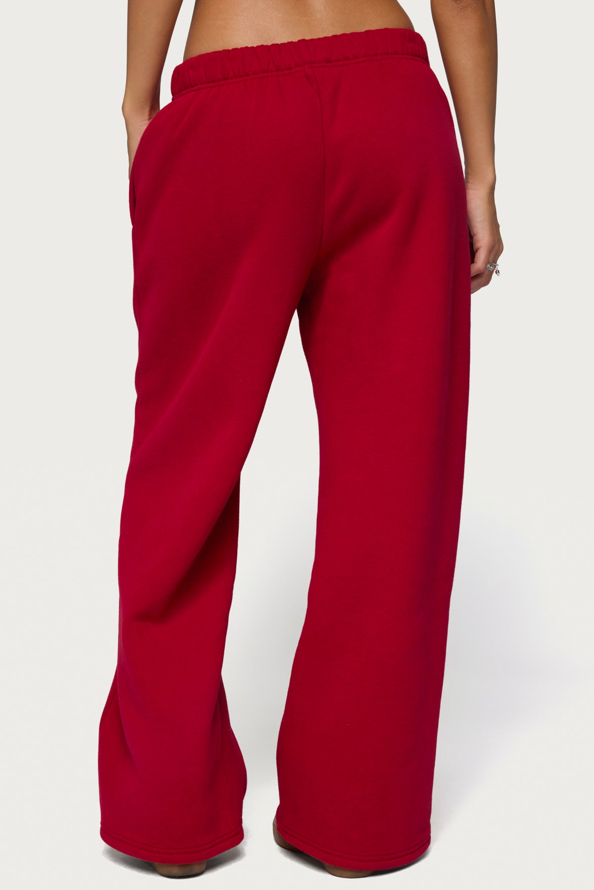 Edikted Los Angeles Sweatpants - RED