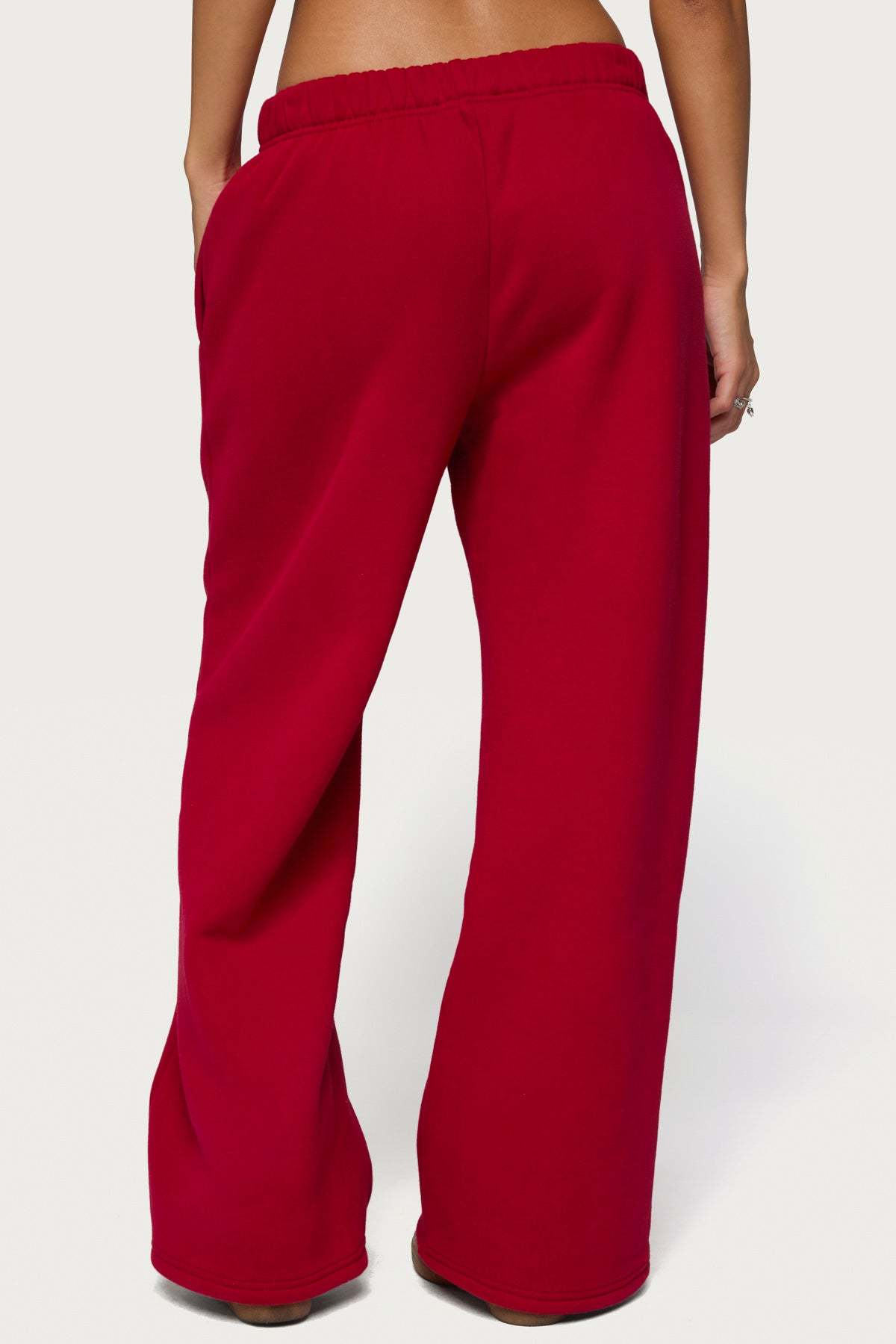 Edikted Los Angeles Sweatpants - RED