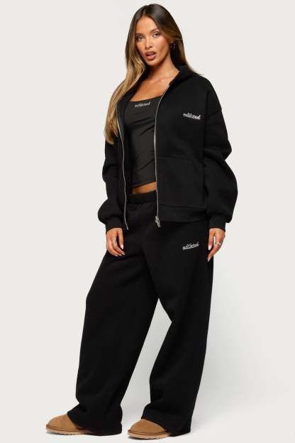 Edikted Diva Sweatpants - BLACK
