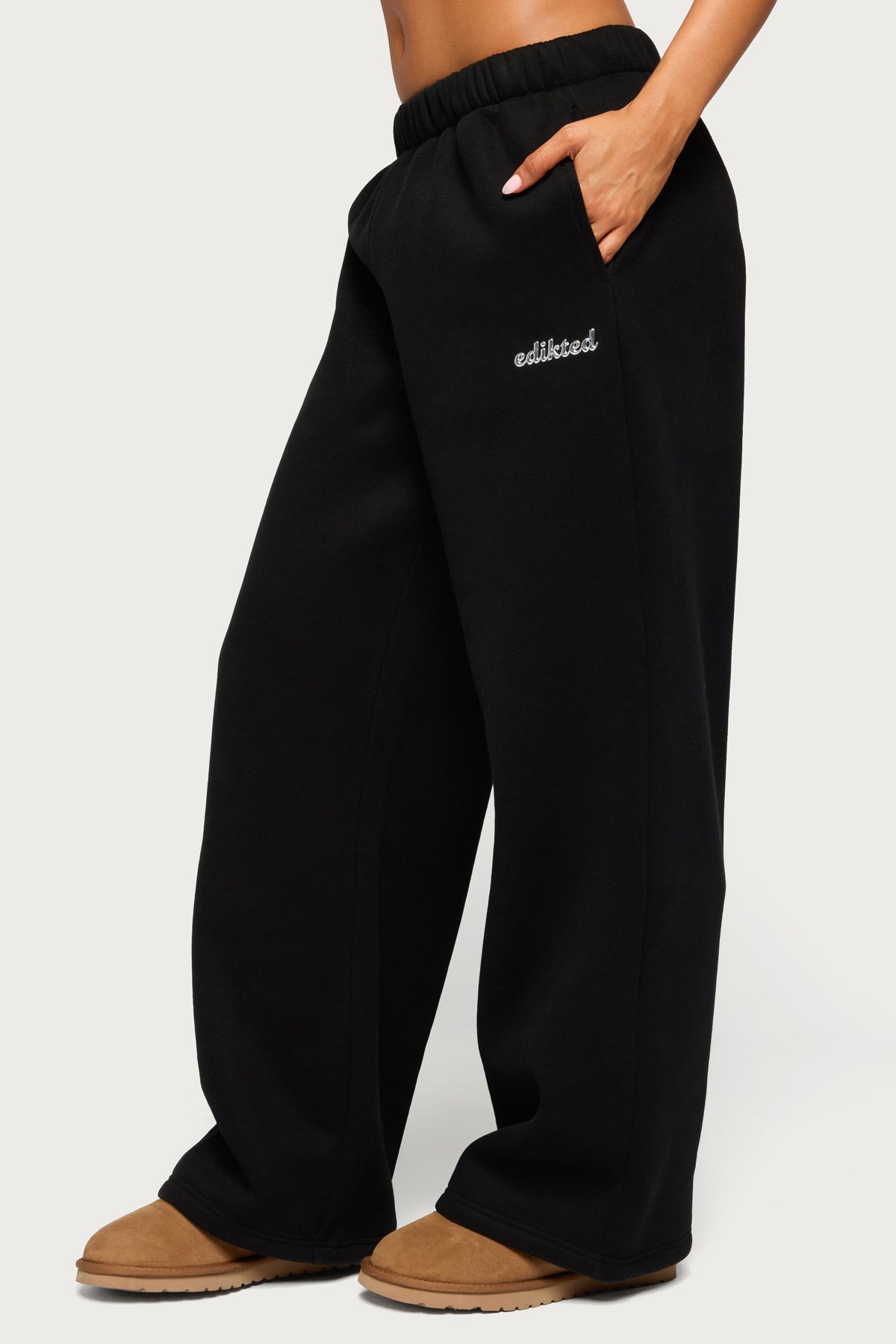 Edikted Diva Sweatpants - BLACK