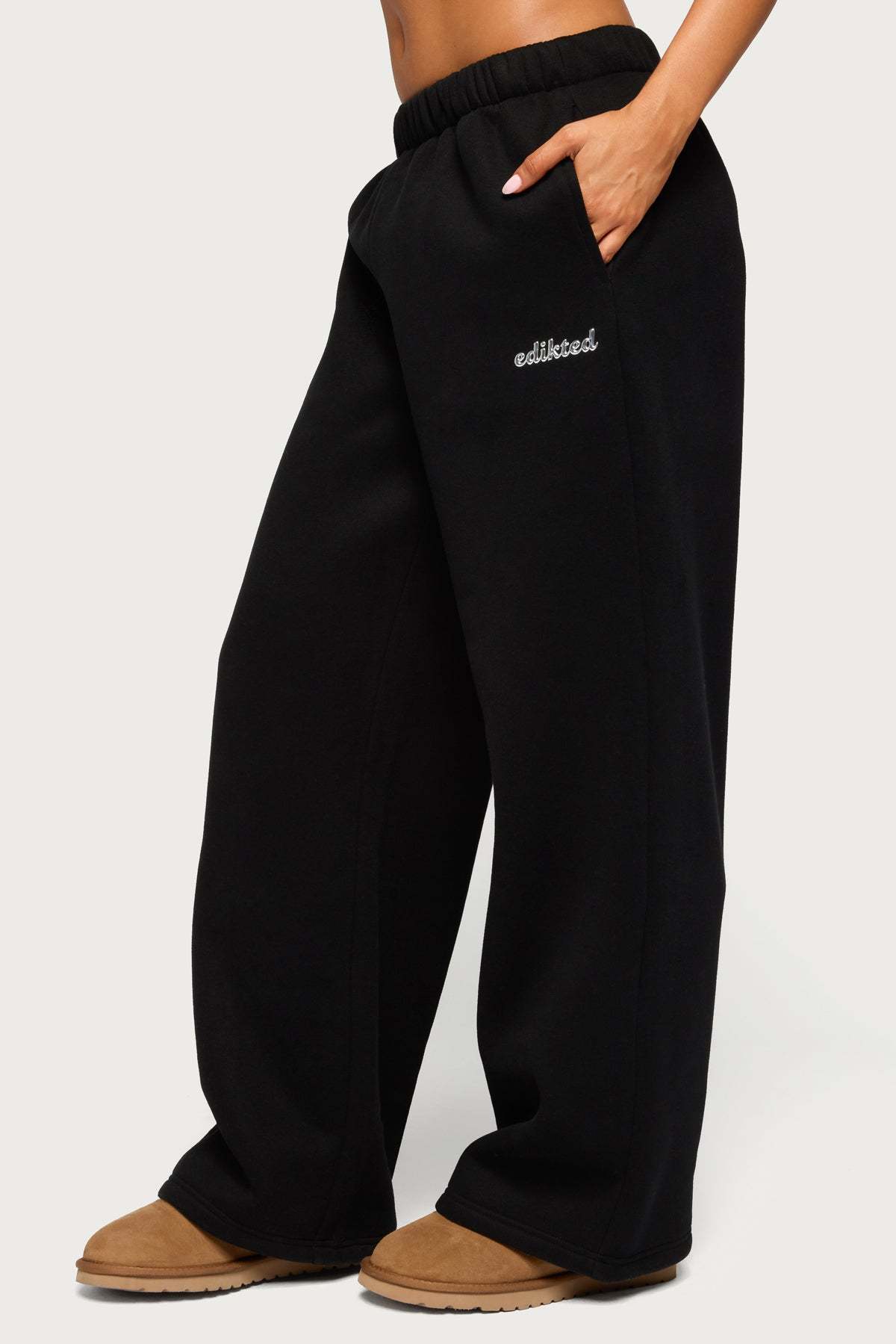Edikted Diva Sweatpants - BLACK