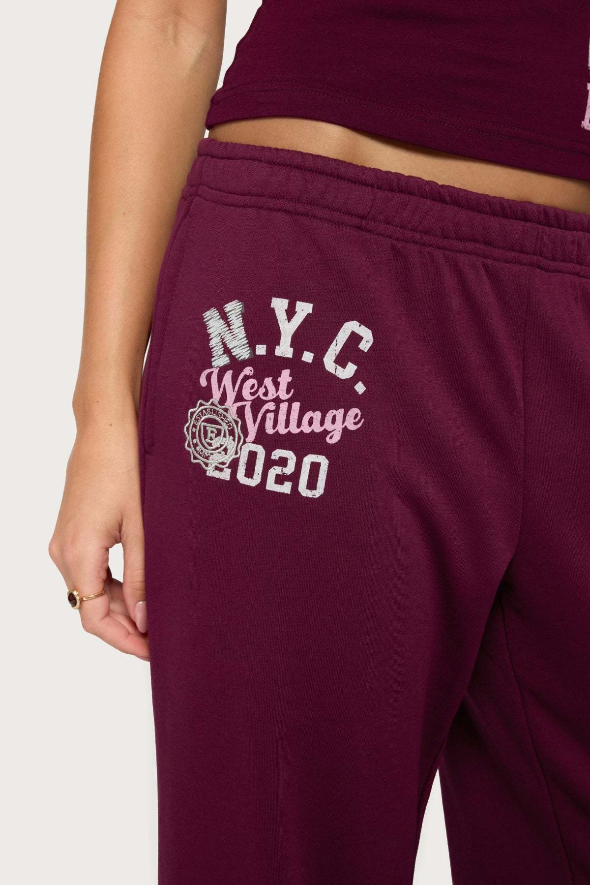 Edikted 2020 Sweatpants - PLUM