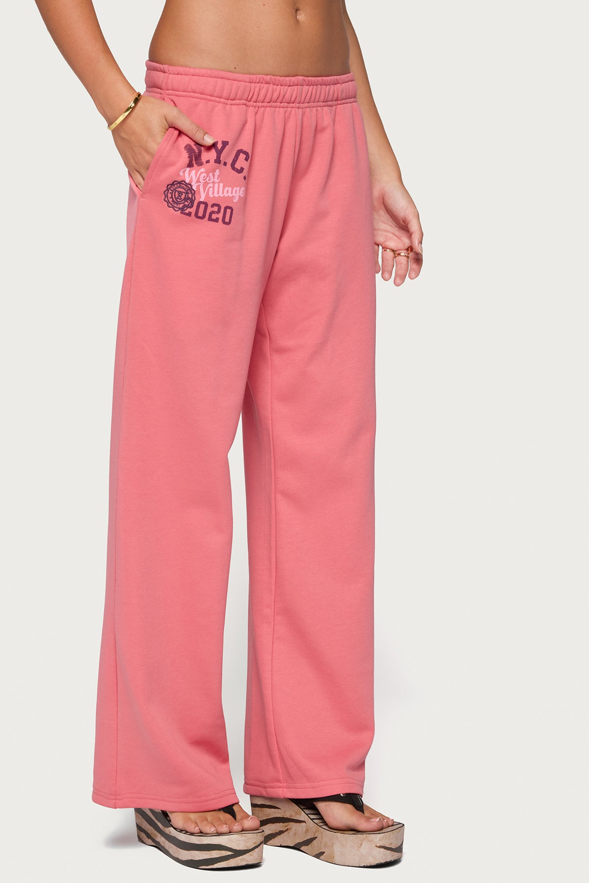 Edikted 2020 Sweatpants - PINK
