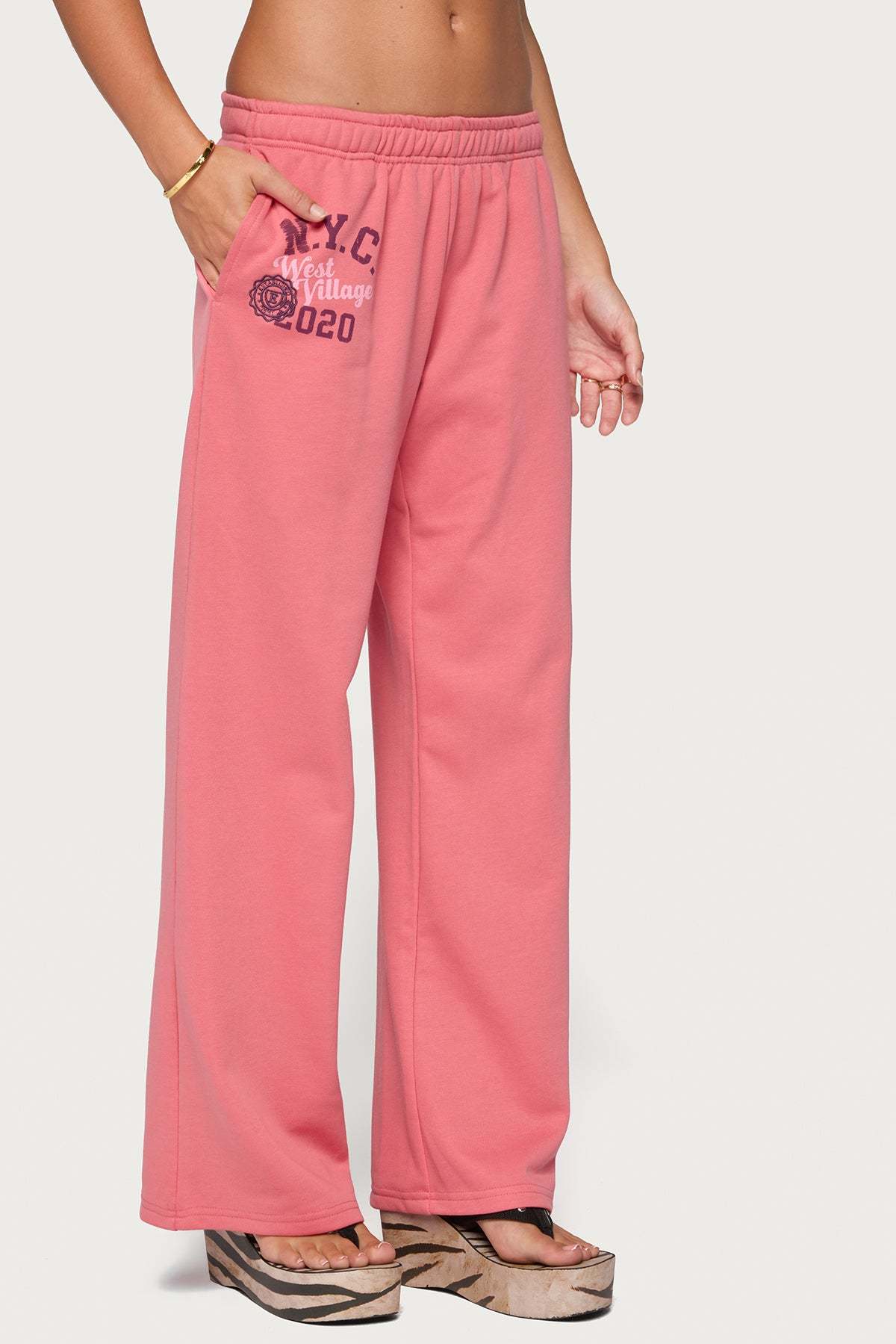Edikted 2020 Sweatpants - PINK