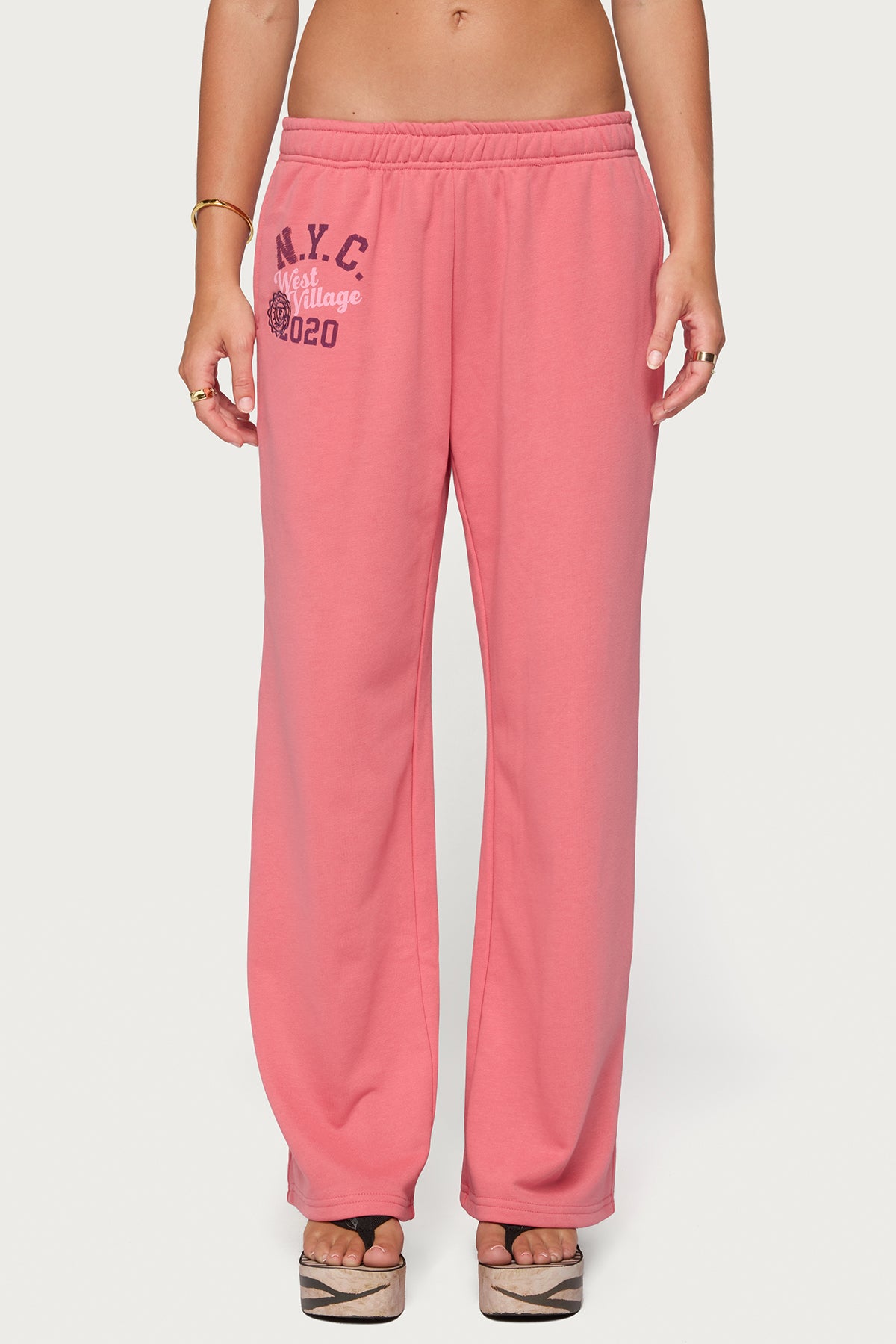 Edikted 2020 Sweatpants - PINK