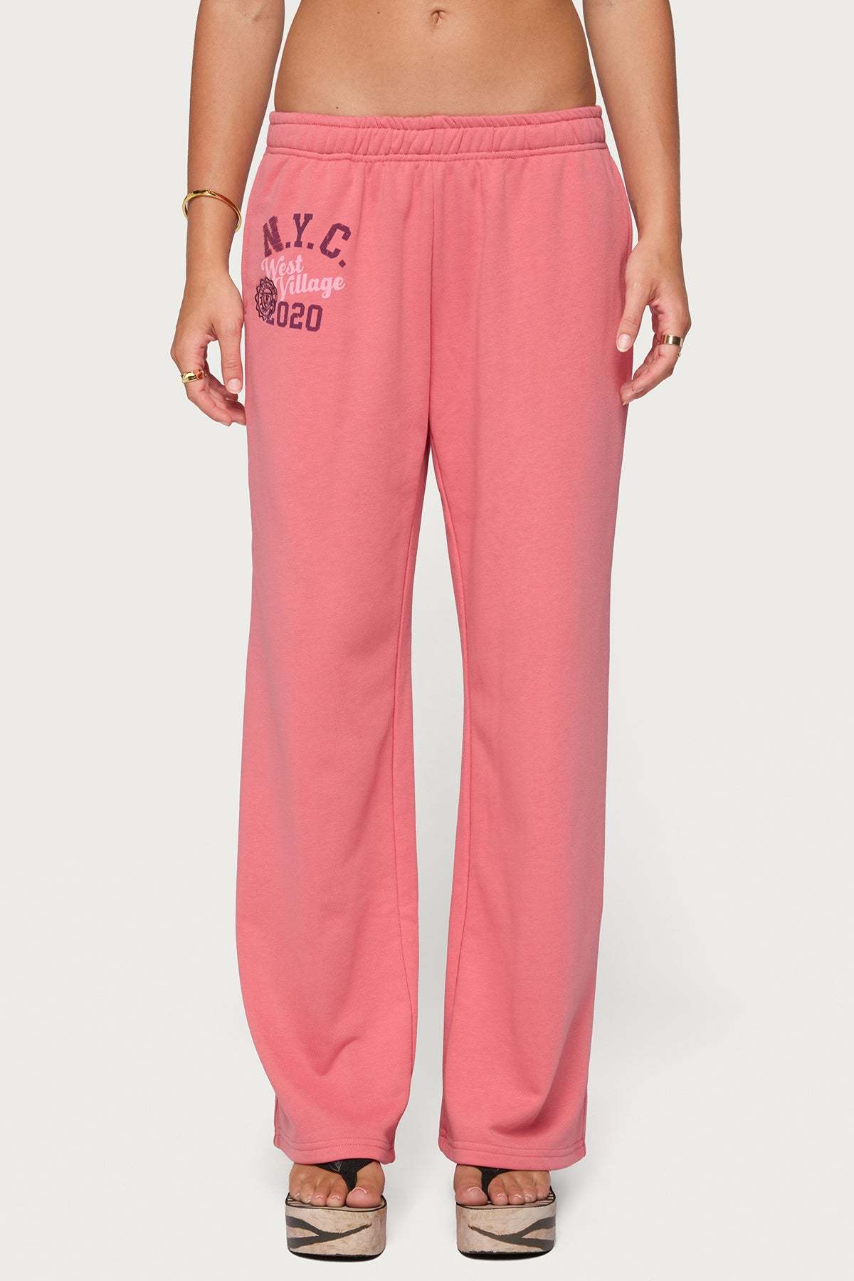 Edikted 2020 Sweatpants - PINK
