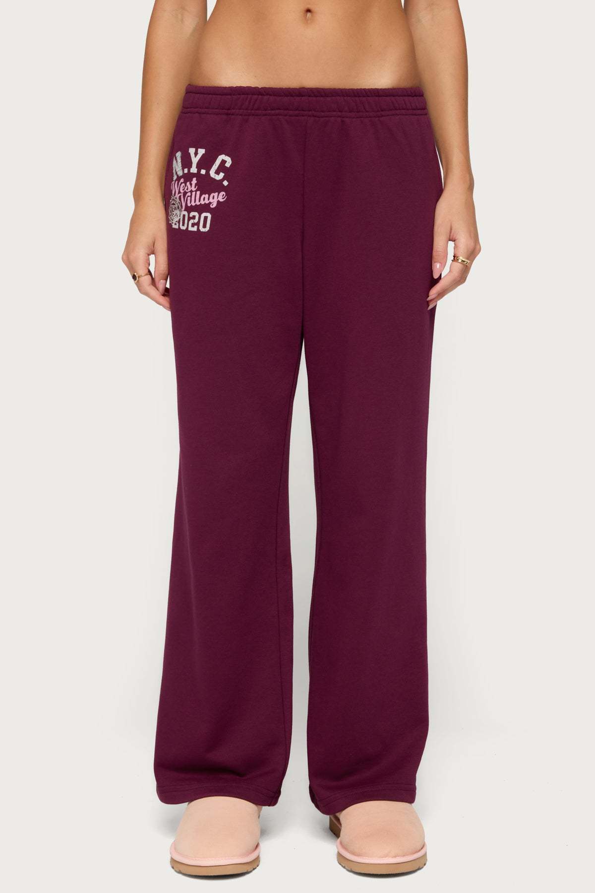Edikted 2020 Sweatpants - PLUM