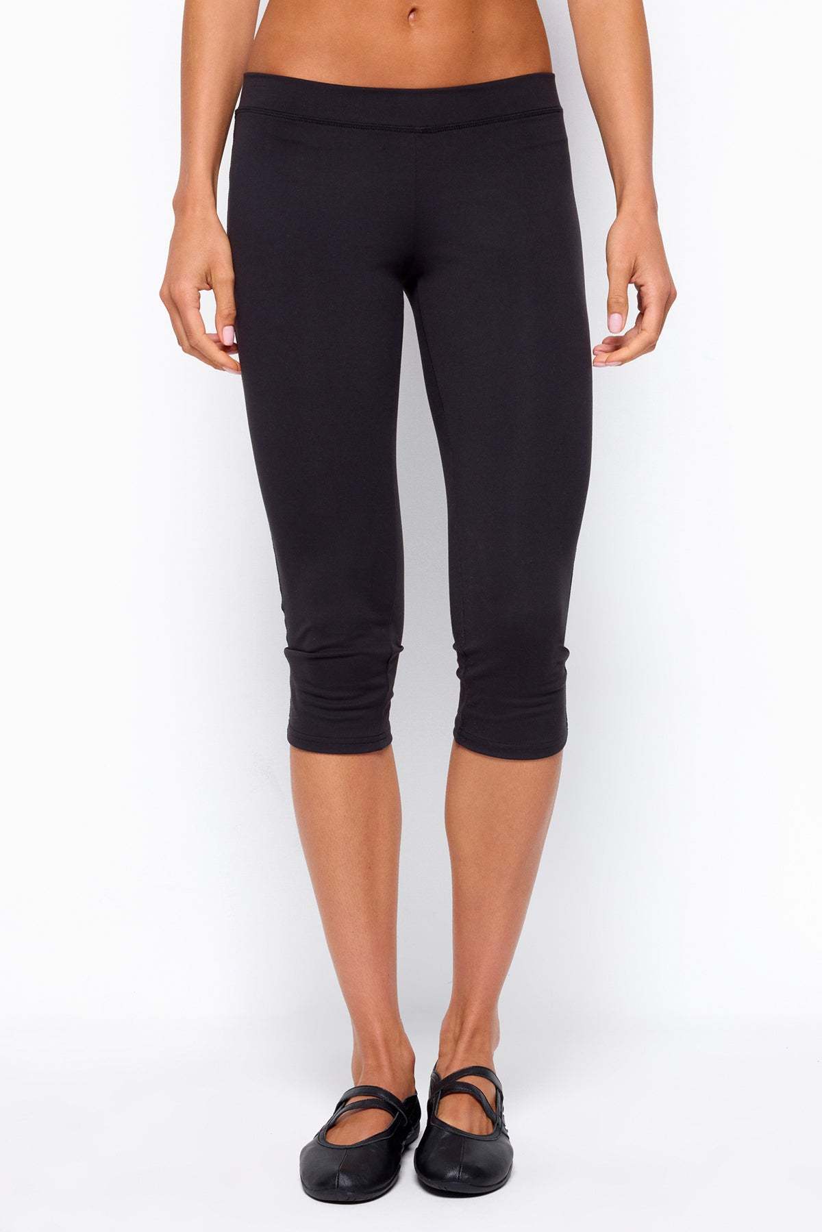 Aiko Capri Pants - BLACK