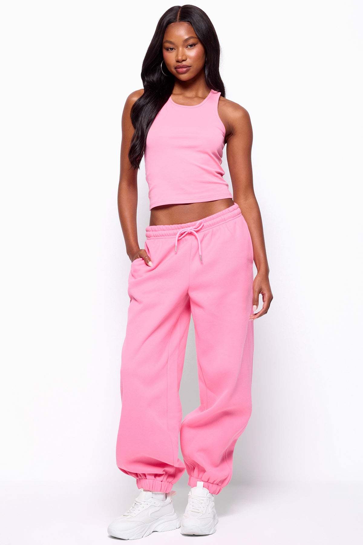 Raely Oversized Sweatpants - PINK