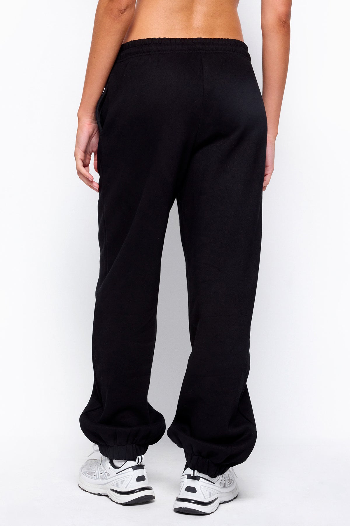 Raely Oversized Sweatpants - BLACK