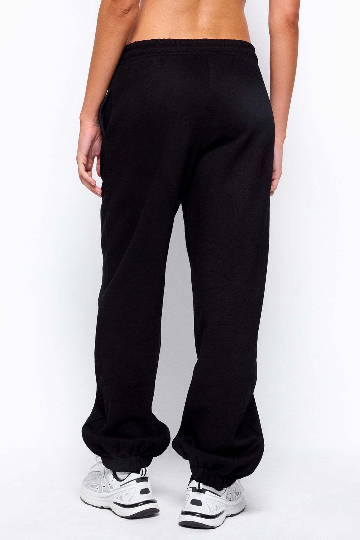 Raely Oversized Sweatpants - BLACK