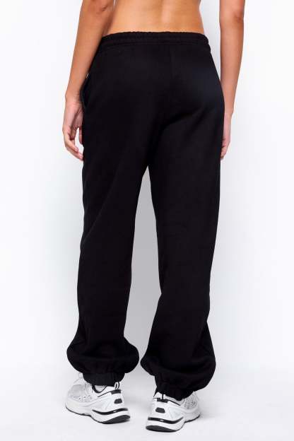 Raely Oversized Sweatpants - BLACK