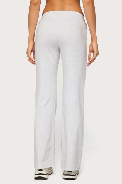 Ilene Terry Sweatpants - LIGHT-GRAY-MELANGE