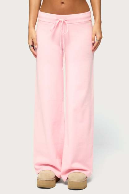 Eddie Knit Pants - LIGHT-PINK
