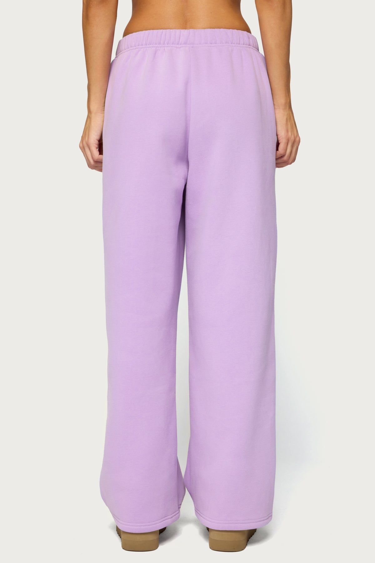 Alysa Wide Leg Sweatpants - LILAC