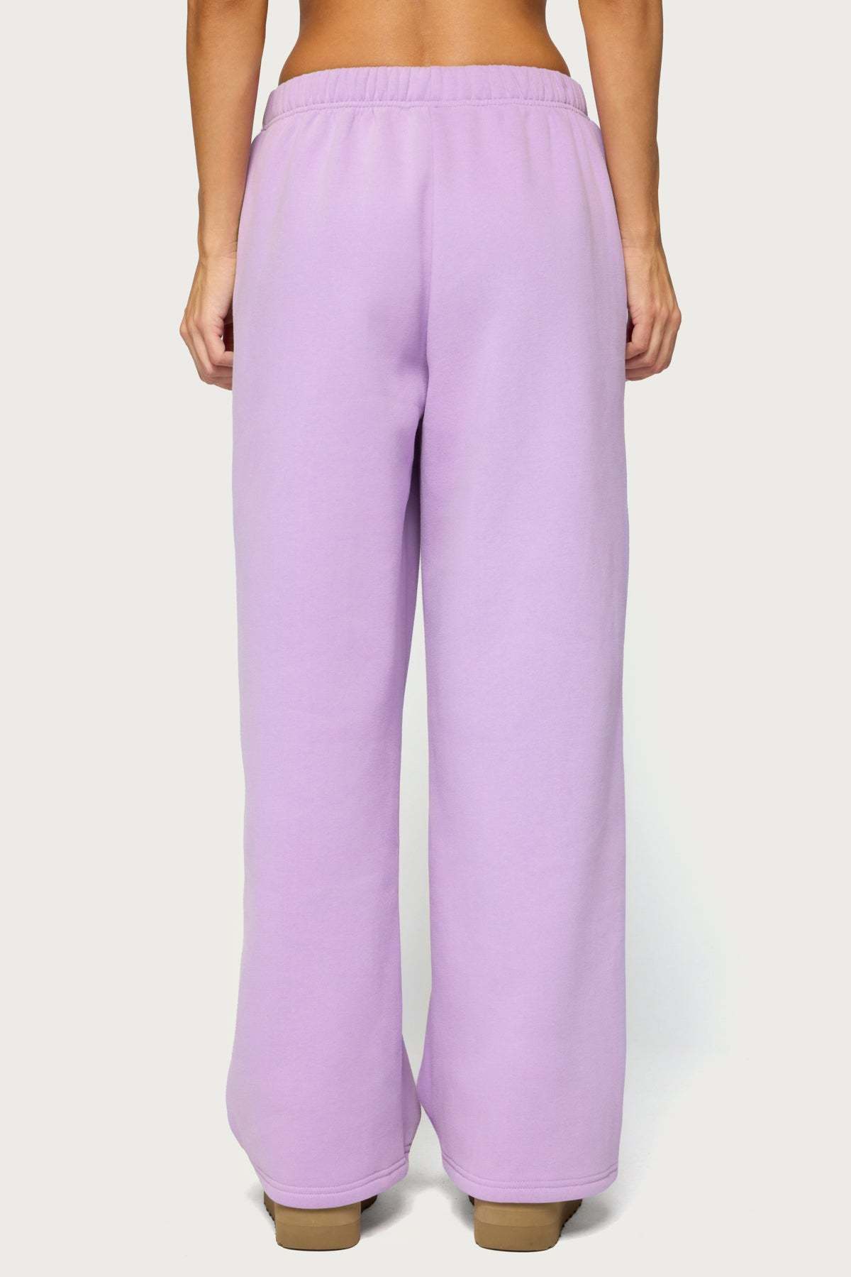 Alysa Wide Leg Sweatpants - LILAC