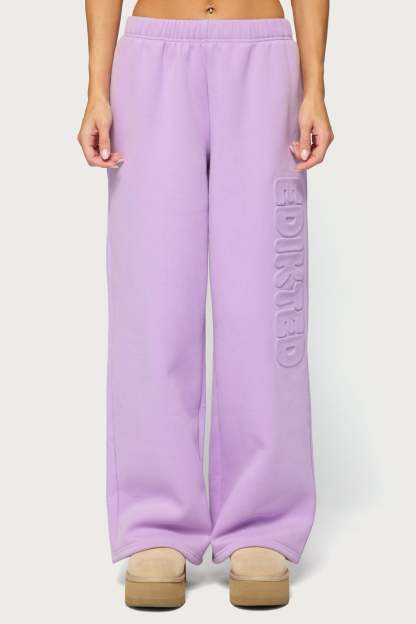 Alysa Wide Leg Sweatpants - LILAC