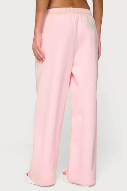 I Heart Matcha Sweatpants - LIGHT-PINK