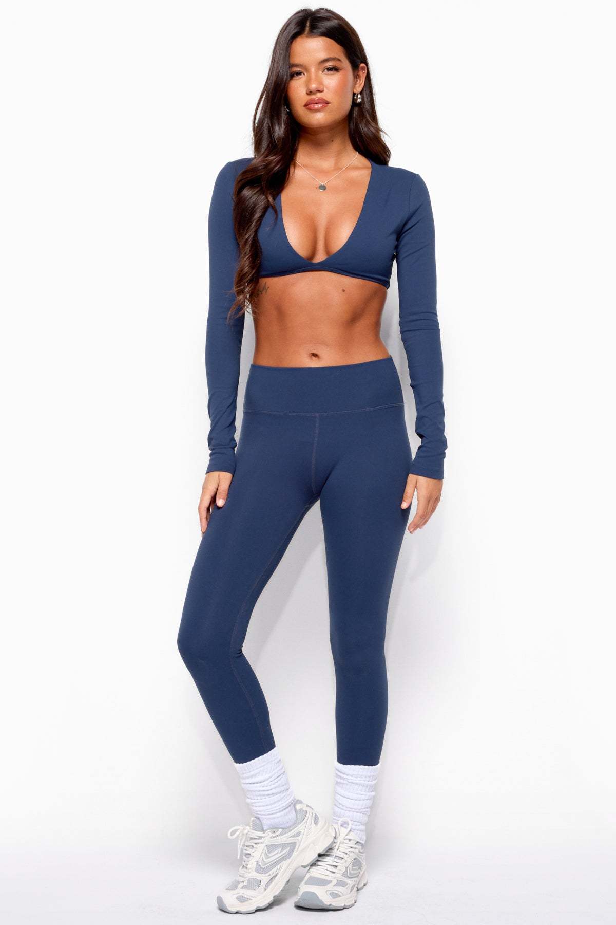 Faery High Rise Leggings - NAVY