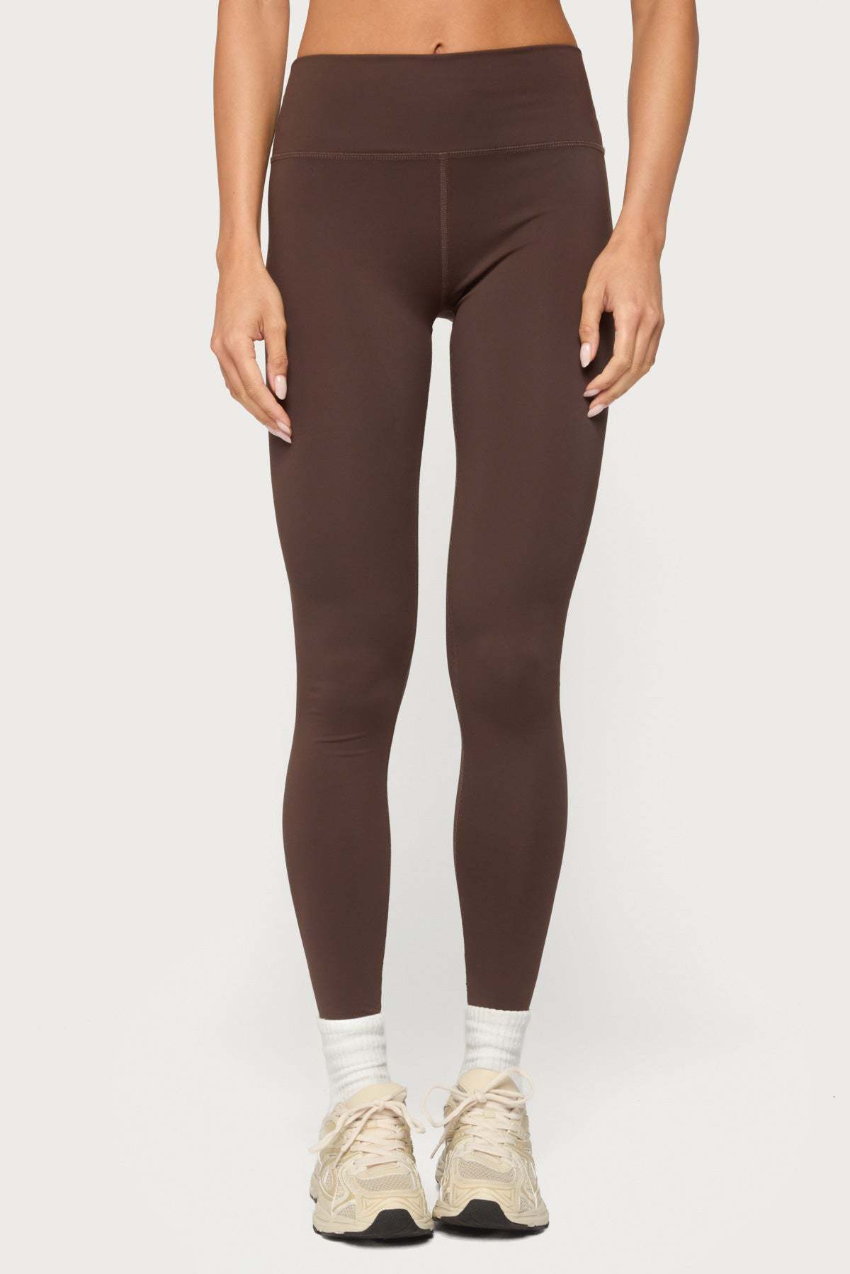 Faery High Rise Leggings - BROWN