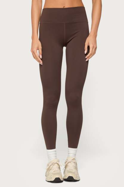 Faery High Rise Leggings - BROWN