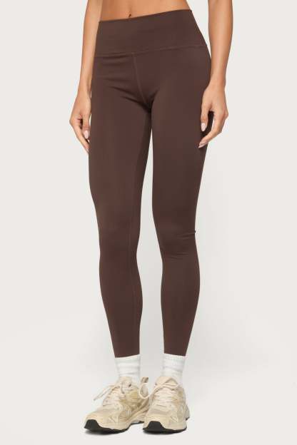 Faery High Rise Leggings - BROWN