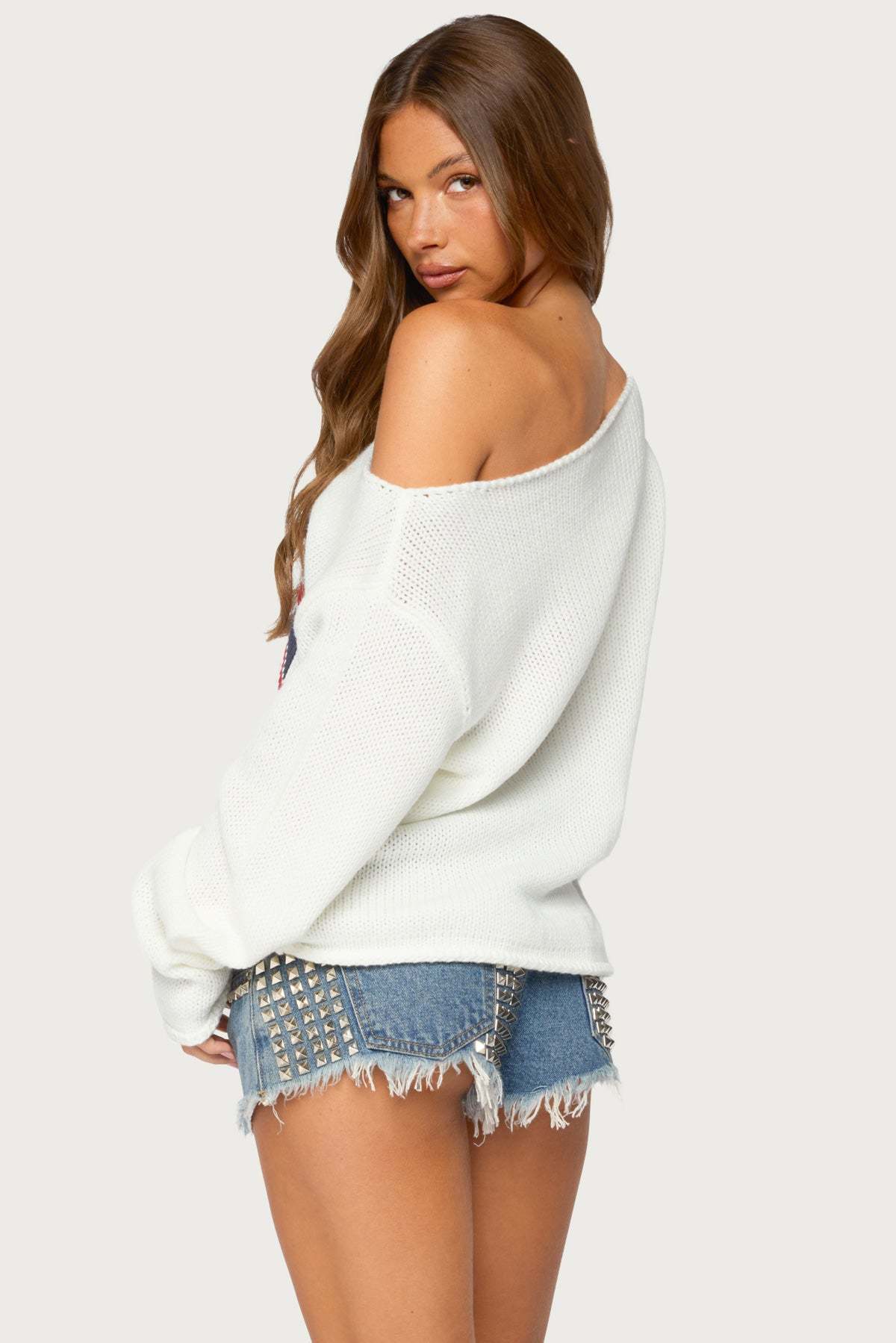 London Girl Knit Sweater - CREAM