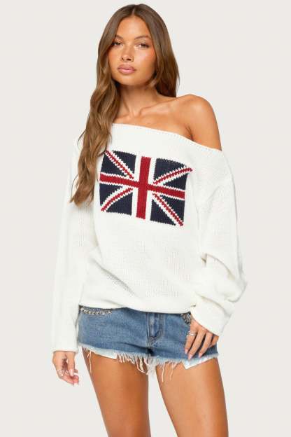 London Girl Knit Sweater - CREAM