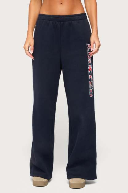 Edikted UK Sweatpants - NAVY