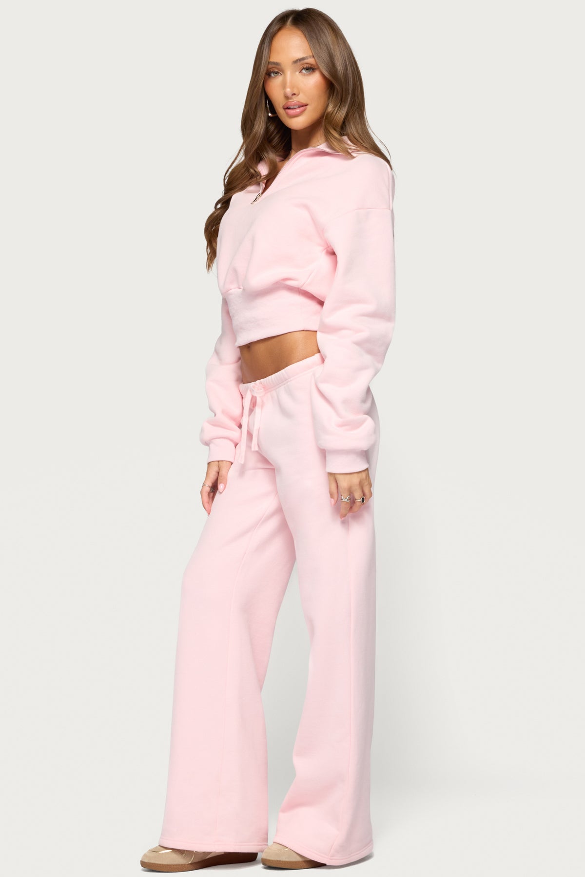 Melissa Straight Leg Sweatpants - LIGHT-PINK