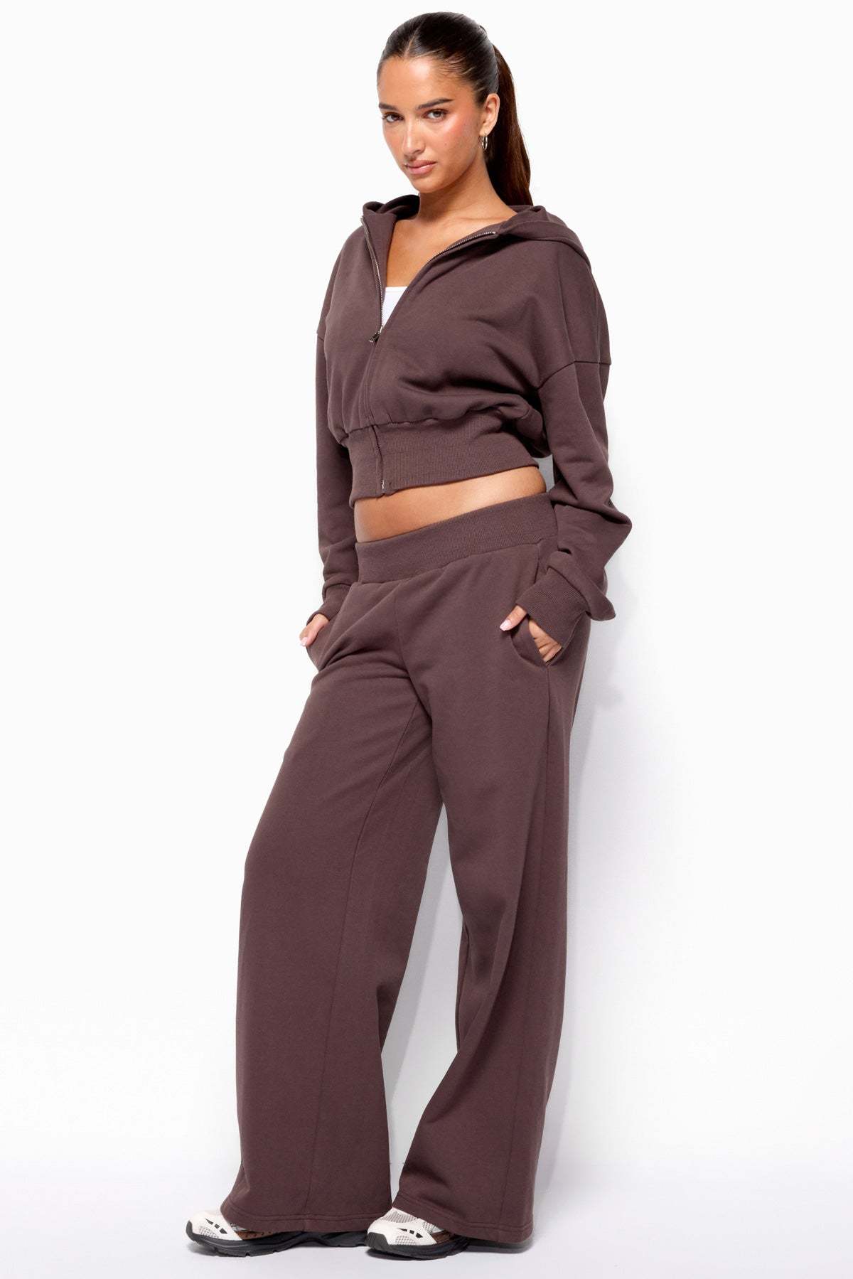 Wrenlee Sweatpants - BROWN
