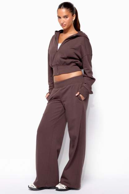 Wrenlee Sweatpants - BROWN