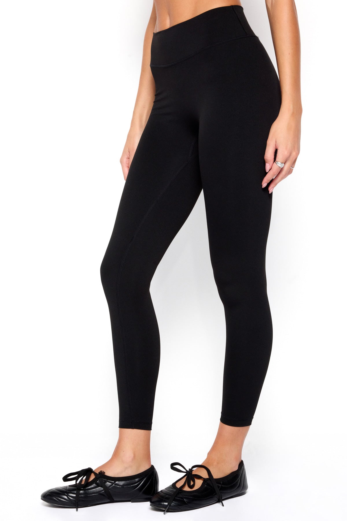 Emberleigh Active High Rise Leggings - BLACK