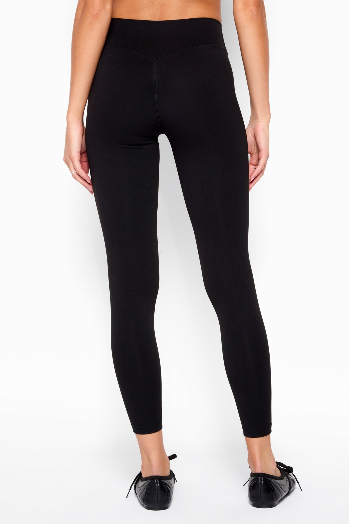 Emberleigh Active High Rise Leggings - BLACK