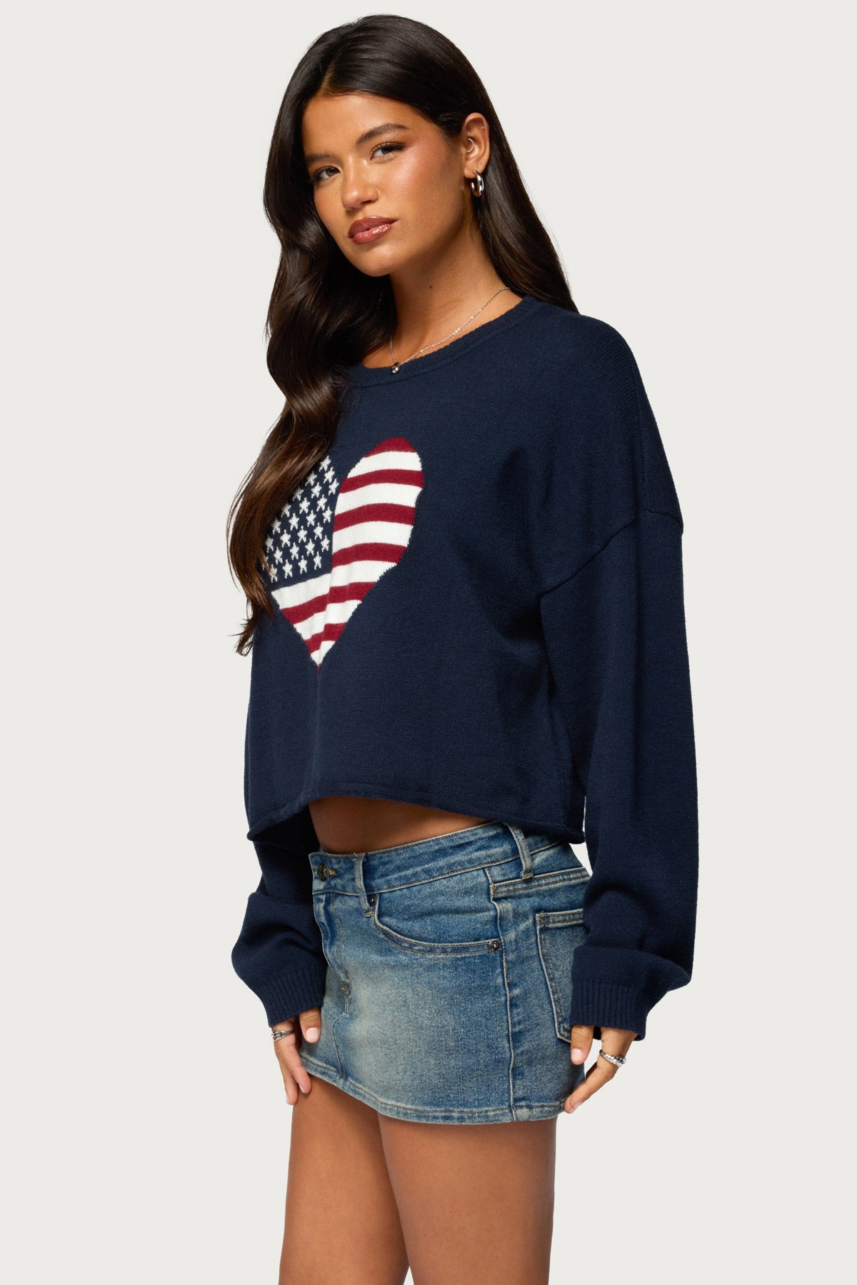 Loving USA Sweater - NAVY