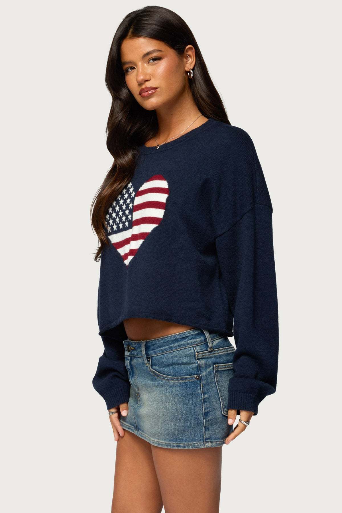Loving USA Sweater - NAVY