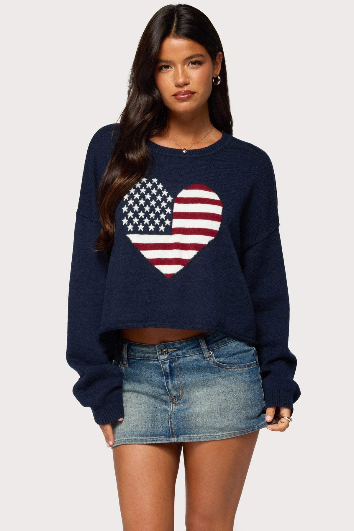 Loving USA Sweater - NAVY